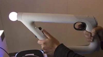 Playstation 4 Ps4 Aim Fucile Pistola per Vr Controller Move Accessorio di Tiro - Immagine 1 di 4