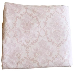 Rachel Ashwell Shabby Chic Couture King Bettbezug Rosa Damast Baumwolle Vintage USA - Bild 1 von 5