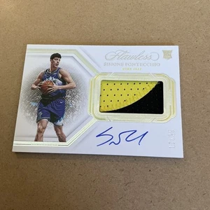 2022-23 Panini Flawless Simone Fontecchio Horizontal Patch Auto RC #17/25 - Picture 1 of 2