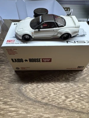 Kaido House x Mini GT Honda NSX NA1 Kaido FUNCIONA V2 Blanco #148 1/64 Foto 1 de 4