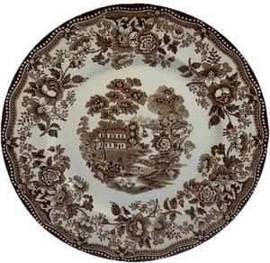 Tonquin Royal Staffordshire Dinnerware by Clarice Cliff Made in England Plate - Picture 1 of 4