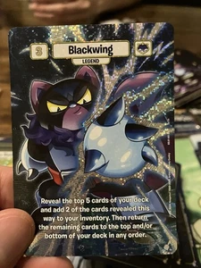 Neopets TCG Blackwing OBL01-001 Full Art Foil Season 1 Promo Card M/Nm Condition - Picture 1 of 1