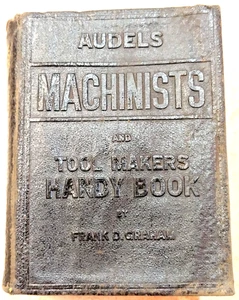Audels Maschinisten und Werkzeugmacher handliches Buch von Frank Graham, 1941, 1. Aufl. - Bild 1 von 24
