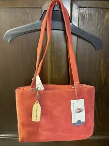 Woman Hush Puppies pocketbook handbag Leather w/ strap shoulder bag A7 - Picture 1 of 11