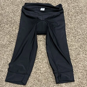 Louis Garneau Padded Cycling Leggings Womens Size Large Black Garneau Sports B28 - Picture 1 of 3