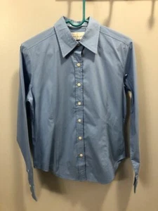 Camisa azul Bill Blass abotonada mujer talla M - Imagen 1 de 7