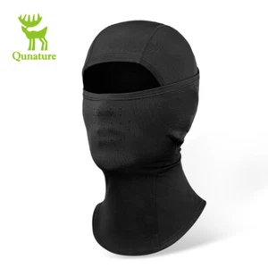 Qunature Keep Warm Hooded Face Mask Skiing Balaclava Headwear Cycling Neck Scarf - Picture 1 of 16