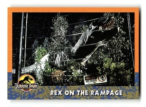 1993 Topps Jurassic Pack Trading Card Series #32 Rex On The Rampage - Picture 1 of 4