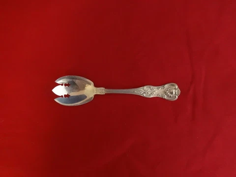 King by Dominick & Haff Sterling Silver Ice Cream Fork Pierced Original 5 1/2" Cover
