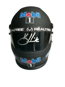 Kevin Harvick Signed Mobil 1 NASCAR 1:2 Scale Mini Helmet (PA) - Picture 1 of 6