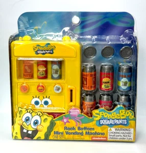 SpongeBob SquarePants Mini Soda Beverages Vending Machine Set sealed - Picture 1 of 9