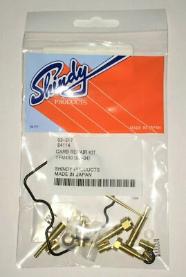 Carburetor Repair Kit JAPAN 03-06 Yamaha 450 Kodiak Auto 4x4 Yfm450 03-317 NEW - image 1 of 2