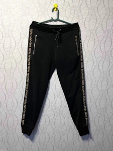 Balmain Paris Black  Stripped SweatPants Size XS - Picture 1 of 11