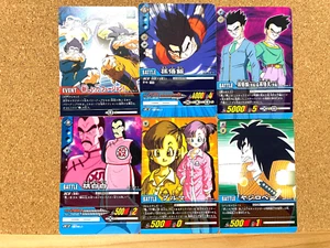 DRAGON BALL SUPER CARD GAME Son Gohan etc Japanese Regular 6 Card SET USED - Picture 1 of 2
