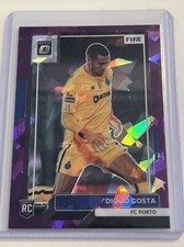 2022-23 Panini Donruss Optic Purple Cracked Ice Prizm RC Diogo Costa #41 #d72/99