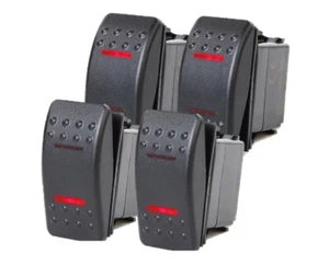 Casa rodante MarkDown barco marino 4 piezas remolque Rocker interruptor encendido-apagado Dpdt 7 pines 2 led rojo - Imagen 1 de 4