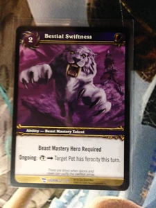 World of Warcraft (WOW) - March of the Legion "Bestial Swiftness" 32/319 X1 - Picture 1 of 1
