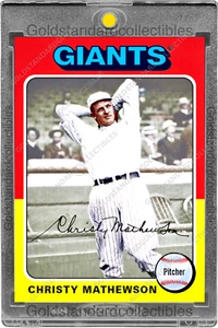 Christy Mathewson RARE TOPPS INVESTMENT CARD SSP GIANTS HALL OF FAME ROY MINT - Picture 1 of 2