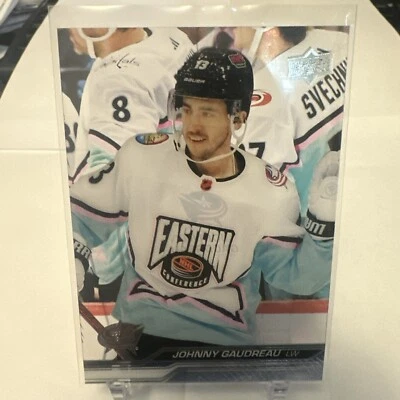 2023-24 Upper Deck Extended Series All-Star Team Clear Cut Johnny Gaudreau #678 - Image 1 of 4