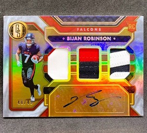 2023 Gold Standard BIJAN ROBINSON Falcons Rookie Patch Auto RPA RC SP /49