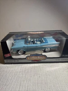 1957 Chevrolet BelAir Convertible Ertl American Muscle 1/18 Scale Diecast - Picture 1 of 9