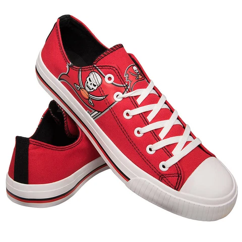 Tampa Bay Buccaneers NFL Unisex Logo Canvas Shoes, Size 7, NWOB Cover