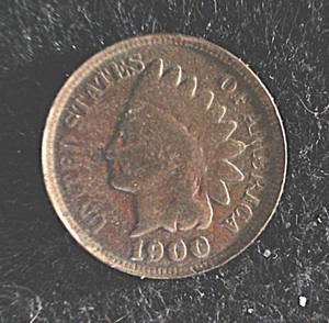 Centavo cabeza india 1900 - Imagen 1 de 2