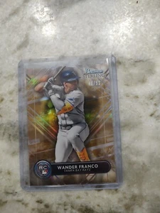 2022 Bowman Sterling /50 Rookies Gold Refractor #BSR31 Wander Franco ROOKIE RC - Picture 1 of 2