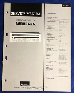 Original Sansui R-5 R-5L/Stereo Receiver Serviceanleitung -- BB1 - Bild 1 von 1