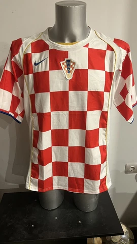 CROATIA 2004 2006 HOME SHIRT FOOTBALL SOCCER JERSEY NIKE MENS SIZE Large Cover