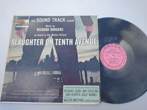 SLAUGHTER ON 10TH AVENUE 1958 DECCA RODGERS SOUNDTRACK VINYL LP PROMO SAMPLE - Picture 1 of 3