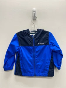 Columbia SIZE 2T Blue Navy Zip Down Hooded Boy's Jacket - Picture 1 of 2