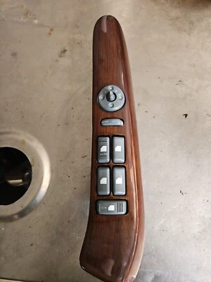 2000 Gmc Yukon Denali Drivers Door Master Switch Woodgrain - Image 1 of 3