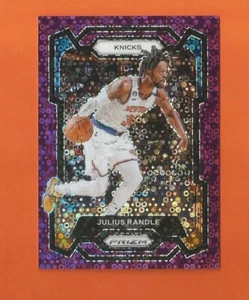 2023-24 PRIZM FAST BREAK PURPLE DISCO PRIZM JULIUS RANDLE #d 70/75 KNICKS - Imagen 1 de 2