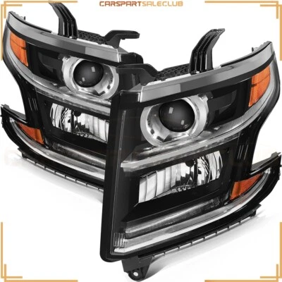 Pair Headlights Assembly For 2015-2017 Chevrolet Tahoe Suburban 5.3L 5328CC V6 Foto 1 de 4