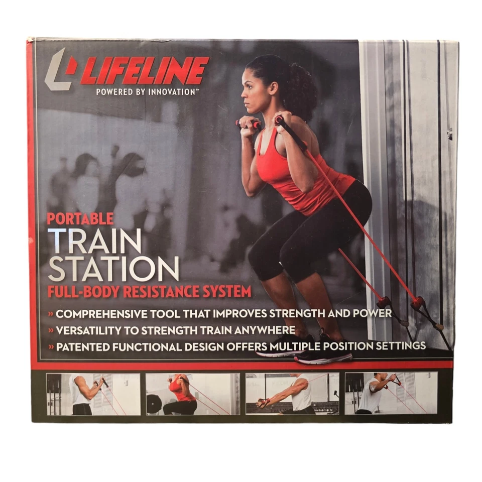 Sistema de resistencia de cuerpo completo para estación de tren portátil Lifeline nuevo sellado  Foto 1 de 4