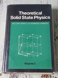 Theoretical Solid State Physics Vol 2 Non-equilibrium and Disorder - Jones HB - Imagen 1 de 4