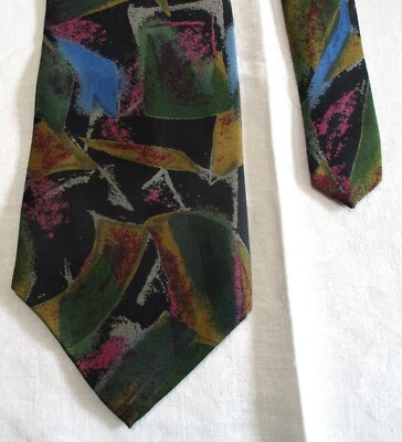 DON LOPER - BEVERLY HILLS - VINTAGE - HECHA EN ESTADOS UNIDOS - ¡CORBATA DE CUELLO 100% SEDA ITALIANA!  Foto 1 de 4