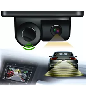 Car Parking Reversing Sensor Radar Rear View Backup Night Vision Camera Kit - Picture 1 of 21