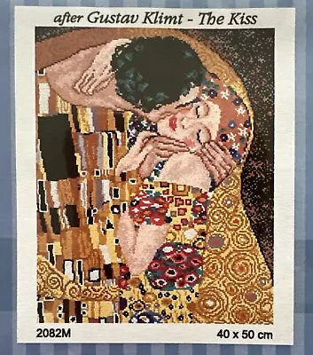 Orchidea Printed needlepoint  tapestry Canvas Only  40x50 Cm The Kiss - Image 1 of 4