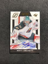 2010-11 PANINI ZENITH MATT HACKETT ROOKIE AUTOGRAPH AUTO #ed 20/99