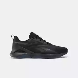 Reebok NANOFLEX TR 2 Shoes Men's Trainers in Black/Grey/Vector Navy - Picture 1 of 7