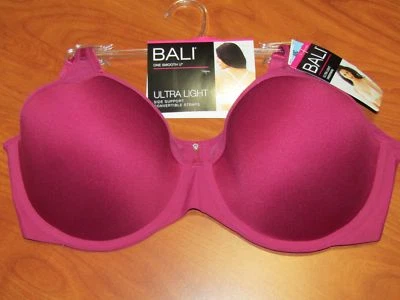 NUEVO SUJETADOR BALI ULTRA LIGERO CON AROS CERISE PROFUNDO TALLA 42C - ESTILO 3439 Foto 1 de 2