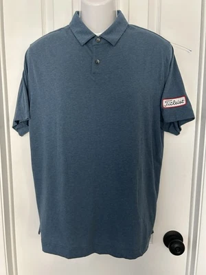 TITLEIST FOOTJOY GOLF SHIRT MENS LARGE BLUE - Image 1 of 4