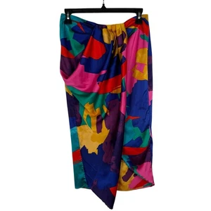 Gabrielle Union New York And Company Faux Wickelrock Größe S geometrisches Muster - Bild 1 von 5