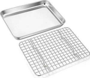 Backblechform mit Kühlrost Set, Joyfair Edelstahl Toaster Ofen für - Bild 1 von 12