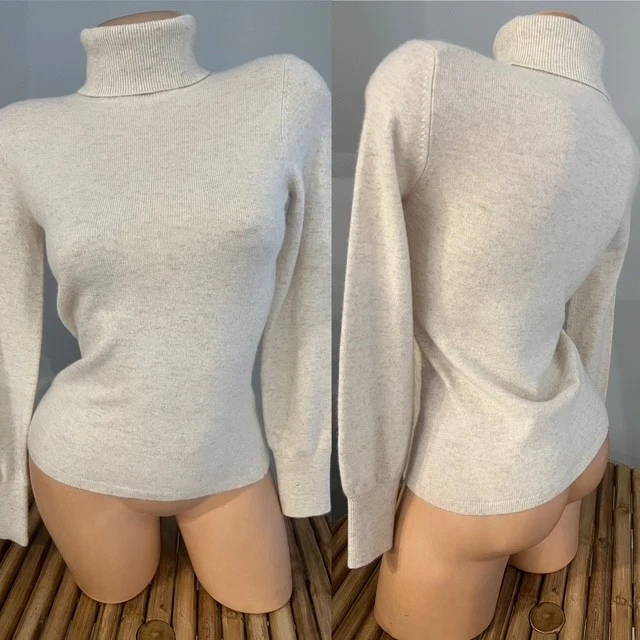 SUÉTER CUELLO ALTO 100% CACHEMIR BY ANN TAYLOR talla S/P Foto 1 de 1