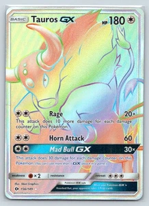 Tauros GX Secret 156/149 MP+ - Pokemon SM Base Set (0630) - Bild 1 von 2