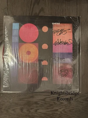 Thrice  Horizons West Opaque Maroon Vinyl LP SIGNED Cover AUTOGRAPHED PROOF - Image 1 of 3