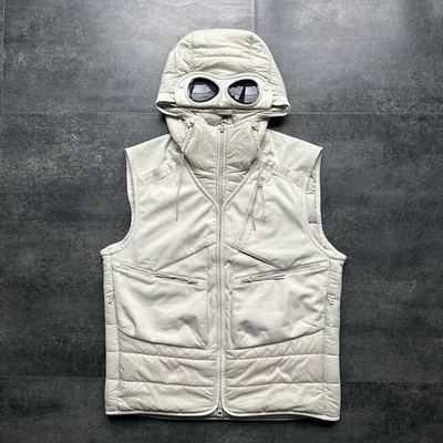 CP Company Soft Shell-R Down Hooded Goggle Gilet - Medium (21.5”) - RRP £375 - Image 1 of 4